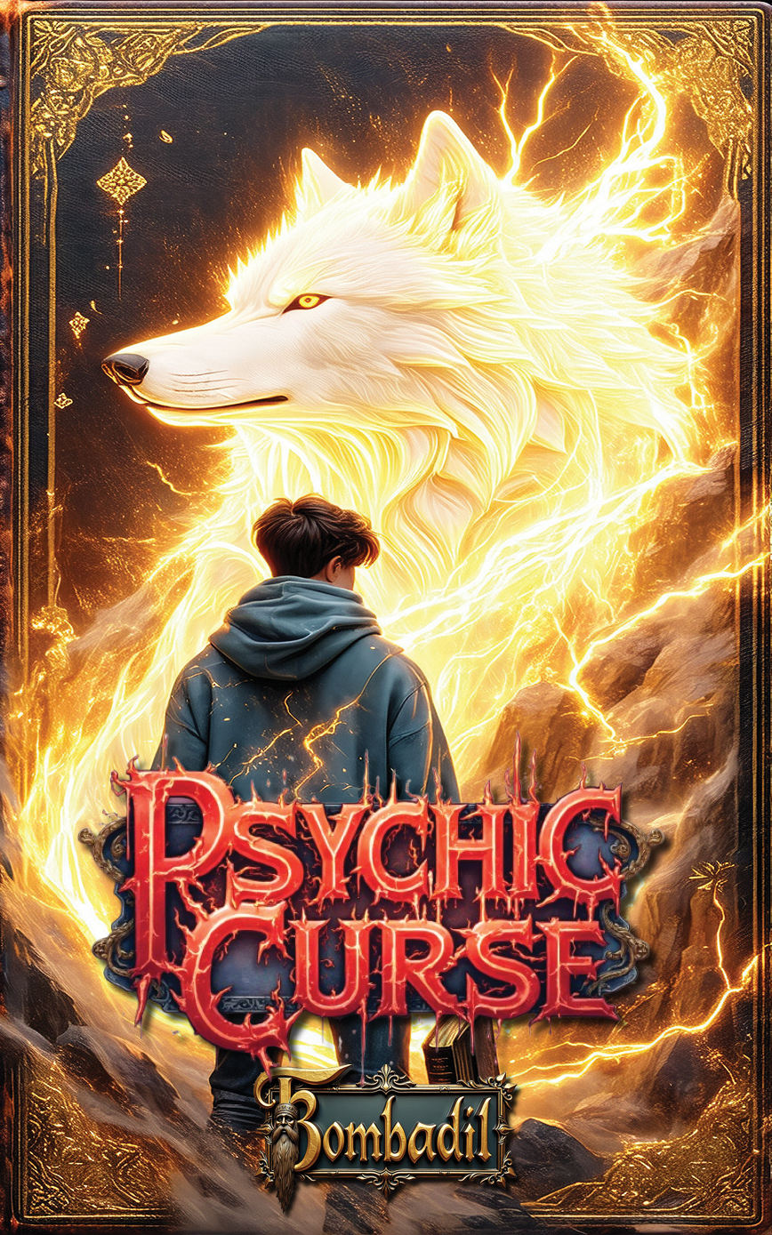 Psychic Curse book cover - Dark fantasy novel by Tobias Wade